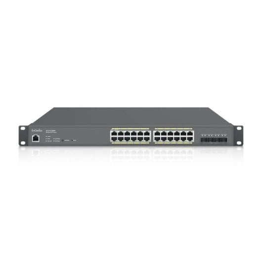 Switch EnGenius ECS1528FP 24 Porte Gigabit PoE 410W Montaggio Rack Muro 1U Nero