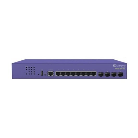 Switch Extreme Networks X435-8T-4S 8 Puertos Gigabit 4 SFP Gestionado PoE Apilable Rack 1U