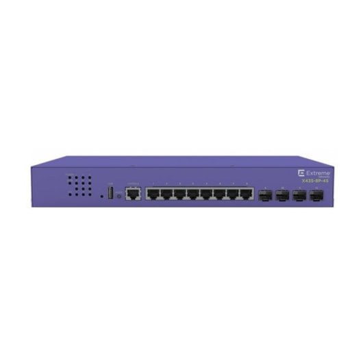 Switch Extreme Networks X435-8T-4S 8 Puertos Gigabit 4 SFP Gestionado PoE Apilable Rack 1U