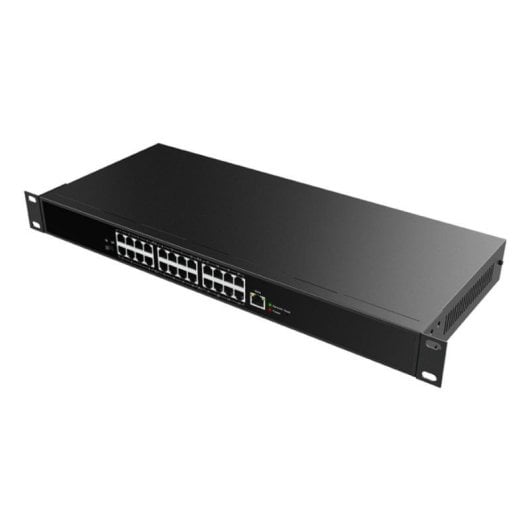 Switch Fanvil PN24 24 Puertos Fast Ethernet Montaje en Rack No Administrado Negro