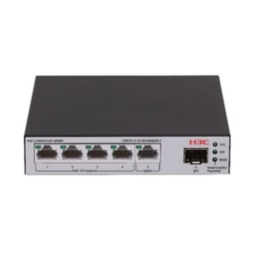 Switch H3C LS-1600V2-6P-HPWR-GL Gestionado 5 Puertos Gigabit SFP+ PoE+ Rack