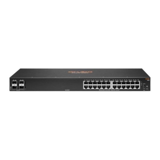 Switch HPE Aruba 6100 24G 4SFP+ L3 Gestionado 24x RJ-45 Gigabit 4x SFP+ Apilable Rack 1U