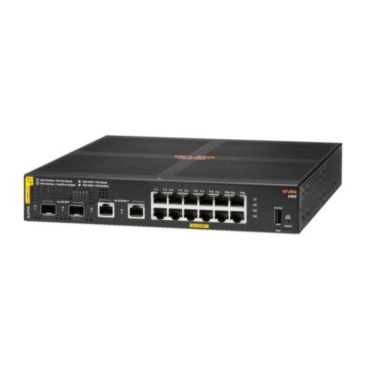 Switch Managed HPE Aruba Networking 6100 12G PoE 139W Gigabit Ethernet L3 1U Rack