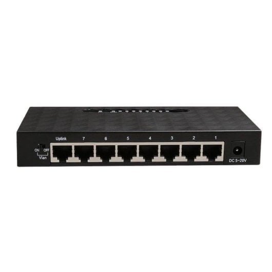 Switch iggual GES8000 8 ports Gigabit Ethernet Plug & Play compact
