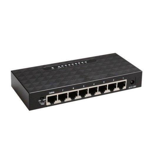 Switch iggual GES8000 8 ports Gigabit Ethernet Plug & Play compact