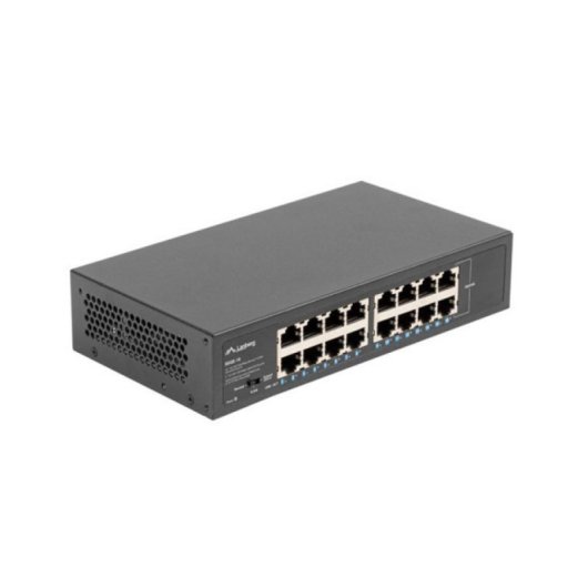 Switch Lanberg RSGE-16 Non Administré 16 Ports Ethernet Gigabit Montable en Rack 1U