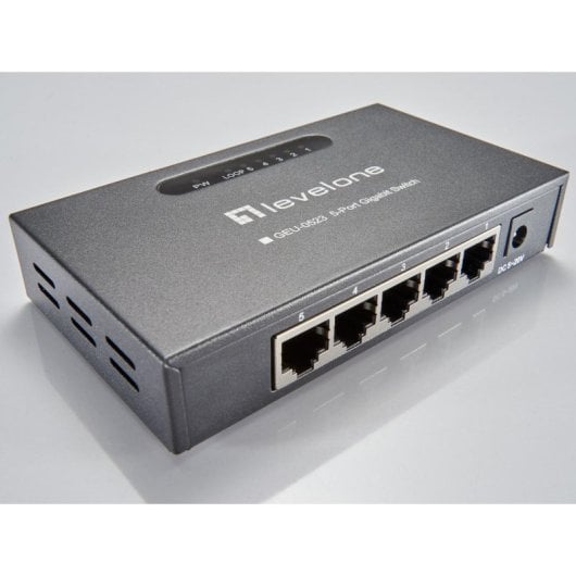 Switch LevelOne GEU-0523 No administrato 5 Porte Gigabit Ethernet Montaggio a Parete Switch LevelOne GEU-0523 No administrato 5 Porte Gigabit Ethernet Montaggio a Parete