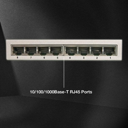 Switch Lindy 25045 Managed 8 Gigabit Ethernet PoE Switch Lindy 25045 Managed 8 Gigabit Ethernet PoE