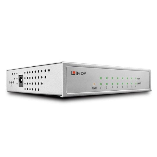 Switch Lindy 25045 Managed 8 Gigabit Ethernet PoE Switch Lindy 25045 Managed 8 Gigabit Ethernet PoE