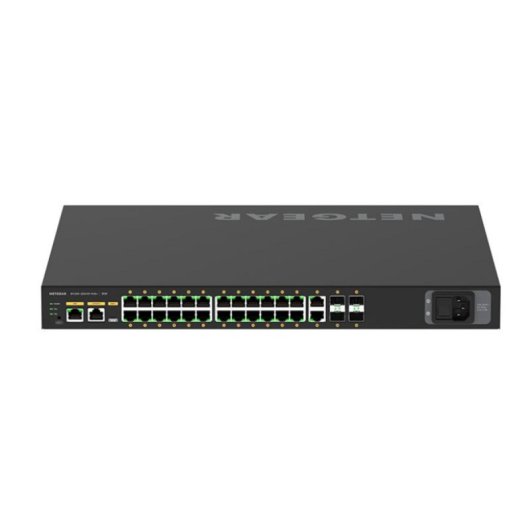 Switch NETGEAR M4250-26G4XF-PoE+ 24x RJ-45 Gigabit, 4x SFP+, 45W PoE+, ARM, Rack 1U