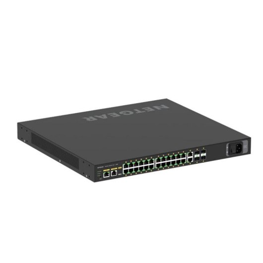Switch NETGEAR M4250-26G4XF-PoE+ 24x RJ-45 Gigabit, 4x SFP+, 45W PoE+, ARM, Rack 1U