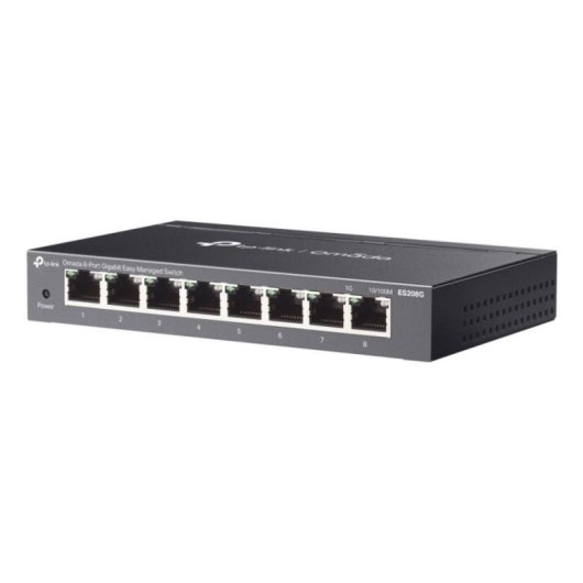 Switch TP-Link Omada ES208G Gestionado 8 Puertos Gigabit Ethernet L2 Montaje Pared