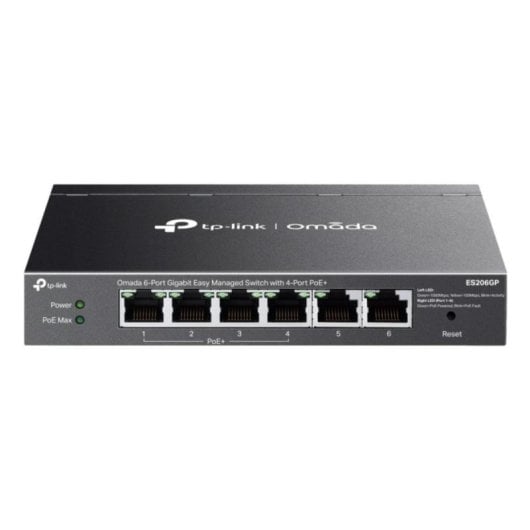 Switch TP-Link Omada ES206GP 6 Puertos Gigabit Gestionable PoE+ Montaje Pared