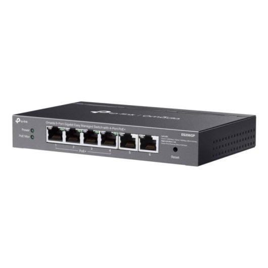 Switch TP-Link Omada ES206GP 6 Puertos Gigabit Gestionable PoE+ Montaje Pared