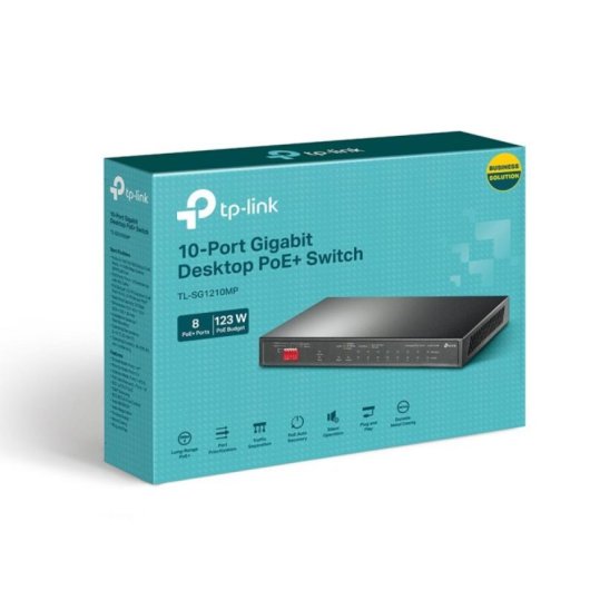 Switch TP-Link TL-SG1210MP 9 Ports Gigabit Ethernet PoE Non Administré