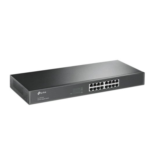 Switch TP-Link TL-SG1016 16 Puertos Gigabit No Administrado Montaje Rack 1U Carcasa Metálica