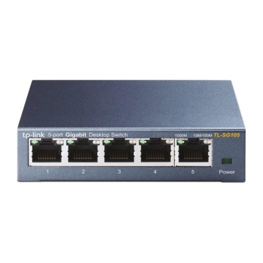 TP-Link TL-SG105 Switch 5 Portas Gigabit Ethernet Não-Gerido com Carcaça Metálica QoS
