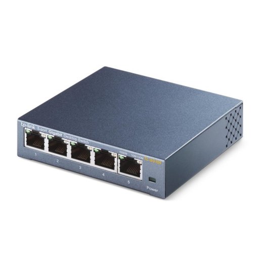 TP-Link TL-SG105 Switch 5 Portas Gigabit Ethernet Não-Gerido com Carcaça Metálica QoS