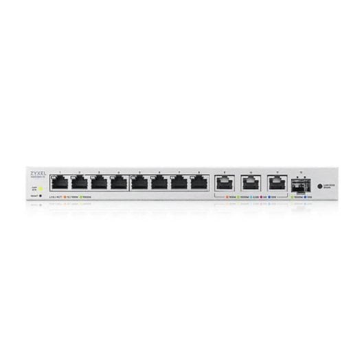 Zyxel XGS1250-12 Switch Gerido L2 11 Portas RJ-45 10G 1 SFP+ Montagem Parede e QoS