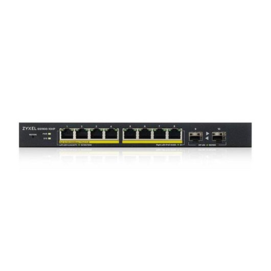 Switch Zyxel GS1900-10HP 8x Gigabit Ethernet PoE 2x SFP L2 Managed Switch Zyxel GS1900-10HP 8x Gigabit Ethernet PoE 2x SFP L2 Managed