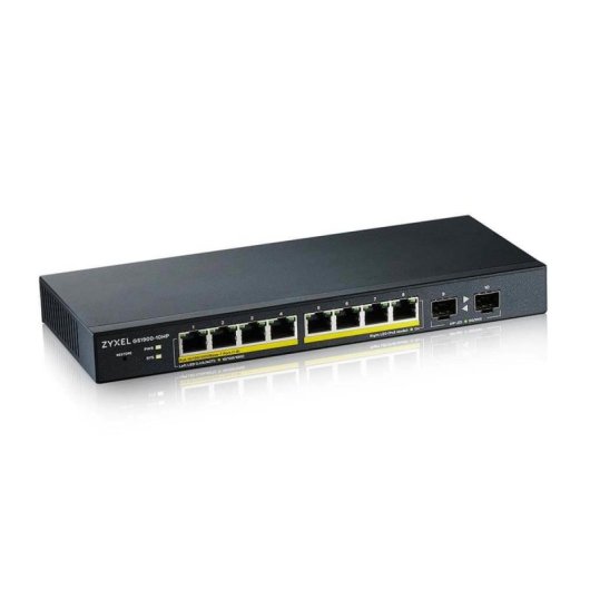 Switch Zyxel GS1900-10HP 8x Gigabit Ethernet PoE 2x SFP L2 Managed Switch Zyxel GS1900-10HP 8x Gigabit Ethernet PoE 2x SFP L2 Managed