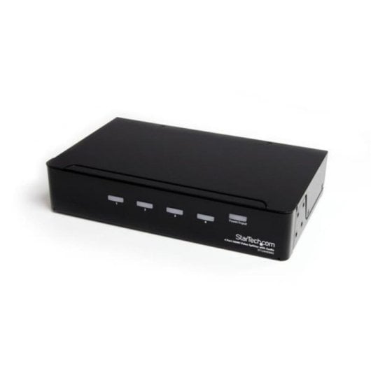 Multiplicador HDMI StarTech ST124HDMI2 4 puertos 1920x1200p Acero con Audio y Montaje