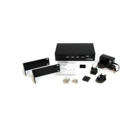 HDMI-Multiplikator StarTech ST124HDMI2 4 Ports 1920x1200p Stahl mit Audio und Montage