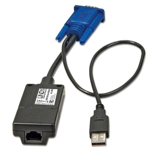 Kabel Lindy 39634 Schwarz Blau UTP VGA USB