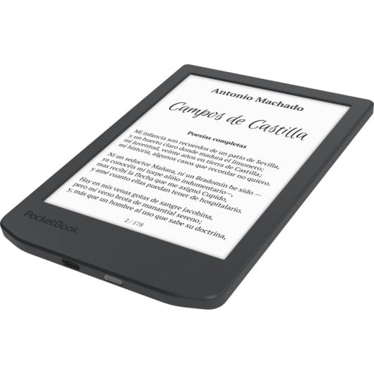 E-reader PocketBook Verse Lite 8GB E Ink Carta 6" Grigio USB Tipo C Wi-Fi E-reader PocketBook Verse Lite 8GB E Ink Carta 6" Grigio USB Tipo C Wi-Fi