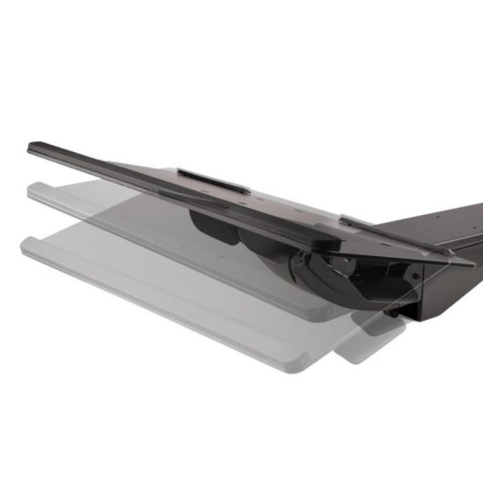 Bandeja teclado StarTech Ergonomía Bajo Escritorio Acero Soporte Ratón y Muñeca Ajustable