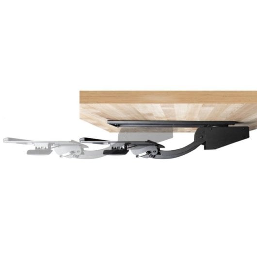 Bandeja teclado StarTech Ergonomía Bajo Escritorio Acero Soporte Ratón y Muñeca Ajustable