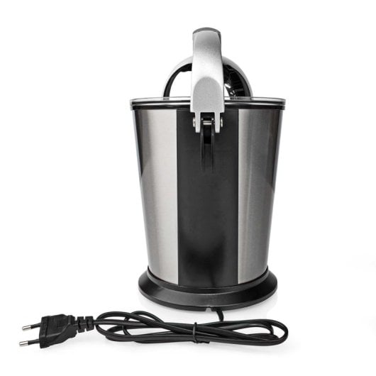 Estrattore di succo elettrico Nedis KAJC200SR con braccio, 100 W, alluminio, nero