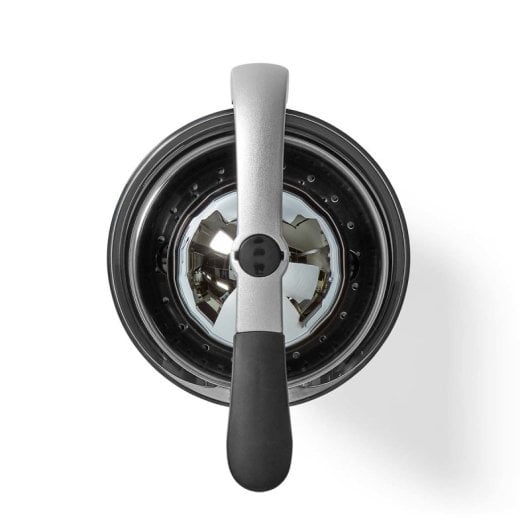 Estrattore di succo elettrico Nedis KAJC200SR con braccio, 100 W, alluminio, nero