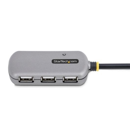 Hub USB Extensor StarTech 24m 4 Puertos USB 2.0 Alimentación Bus CC 10W 480Mbps