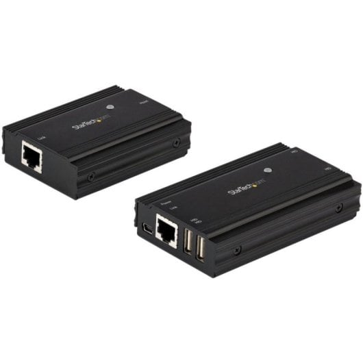 Extensor USB StarTech 4 Puertos USB 2.0 Hasta 100m Cat5e/Cat6 Metálico Alimentación Externa