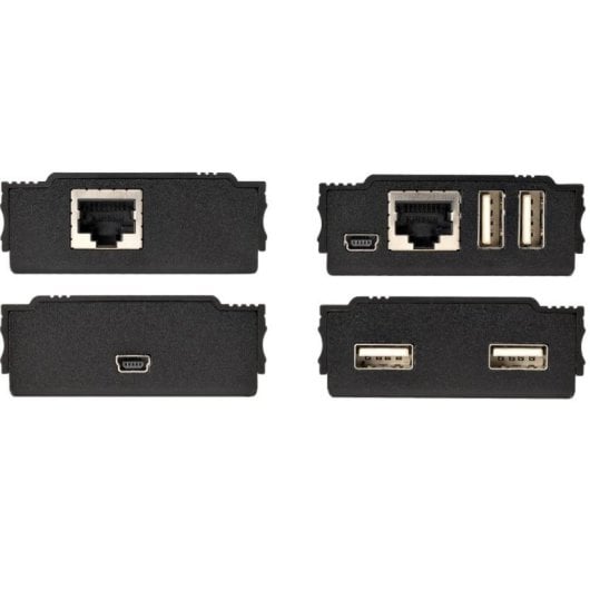 Extensor USB StarTech 4 Puertos USB 2.0 Hasta 100m Cat5e/Cat6 Metálico Alimentación Externa