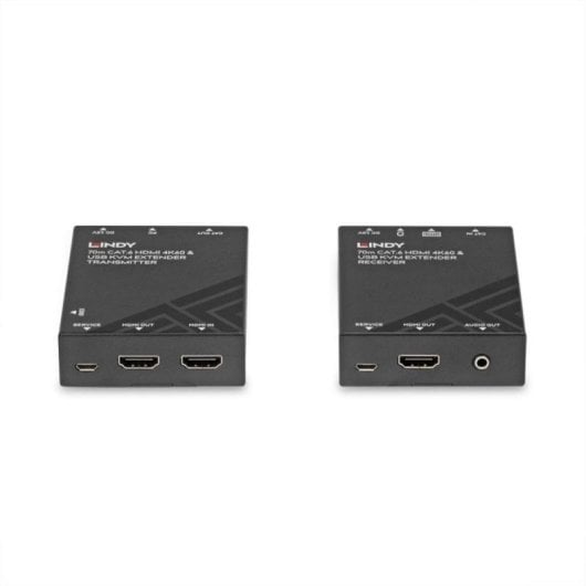 Transceiver Lindy 39383 HDMI USB 3840x2160 30Hz 70m Cat6 Transceiver Lindy 39383 HDMI USB 3840x2160 30Hz 70m Cat6