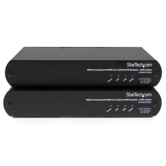 Extensor KVM HDMI USB StarTech SV565UTPHDU Vídeo 1080p Sin Comprimir 100m Aluminio