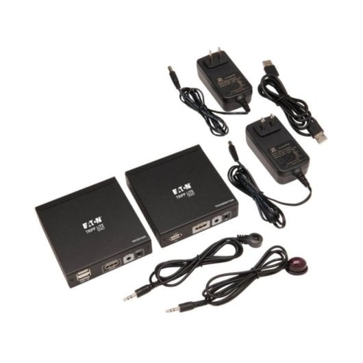 Extensor KVM Tripp Lite B013-HU-4K HDMI HDBaseT 4K 2 USB IR 70m Cat6 Transmisor y Receptor