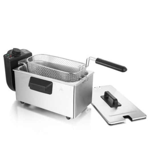 Freidora Emerio DF-120482.6 3L Acero inoxidable Termostato extraíble Zona fría independiente