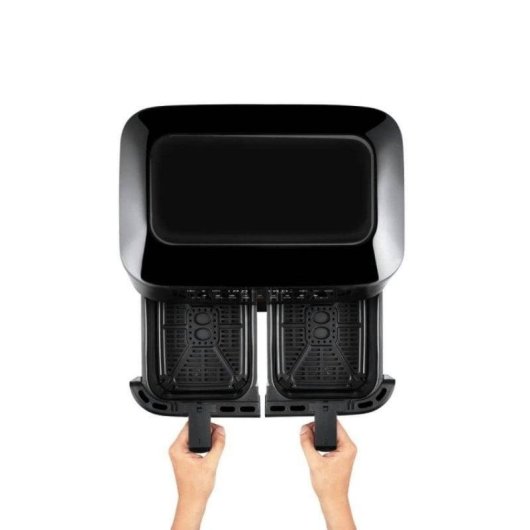 Friggitrice ad Aria Flama 698FL 8L 3040W Doppio Cestello LED Touch 9 Programmi