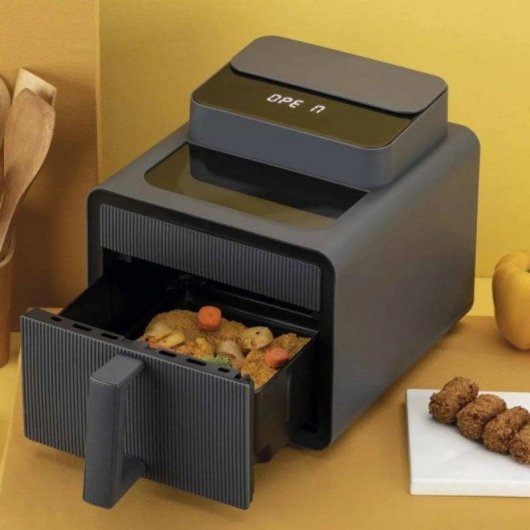 Airfryer Jata JEFR1270 Kijkvenster 7L 1600W 6 Programma's Zwart