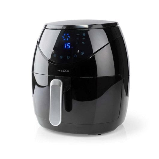 Heißluftfritteuse Nedis KAAF240EBK 4,6 L 1500 W Digital LCD Touch Control Heißluftfritteuse Nedis KAAF240EBK 4,6 L 1500 W Digital LCD Touch Control