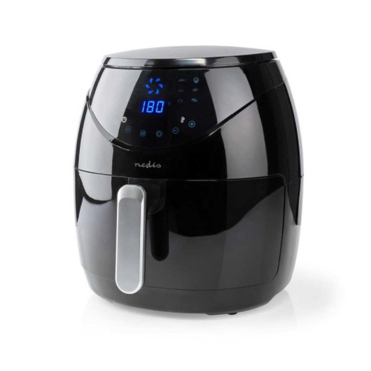 Heißluftfritteuse Nedis KAAF240EBK 4,6 L 1500 W Digital LCD Touch Control Heißluftfritteuse Nedis KAAF240EBK 4,6 L 1500 W Digital LCD Touch Control