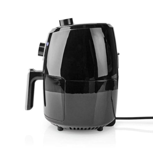 Friteuse à air Nedis KAAF120FBK 2,4L 200°C Timer 30 min Alu/Noir