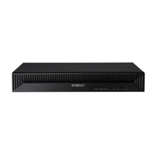Grabador NVR Hanwha QRN-830S 8 canales 4K UHD H.265/H.264 1TB PoE 35W SATA Gigabit LAN