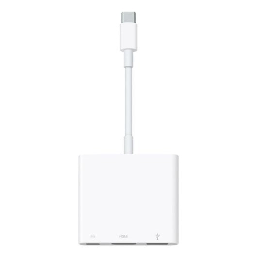 Hub USB Tipo C Apple MW5M3ZM/A HDMI 4K USB 3.2 Gen 1 Branco Hub USB Tipo C Apple MW5M3ZM/A HDMI 4K USB 3.2 Gen 1 Branco