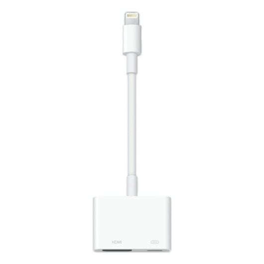 Adaptador Apple MW2P3ZM/A USB-C a Lightning HDMI 1080p Blanco para iPhone iPad