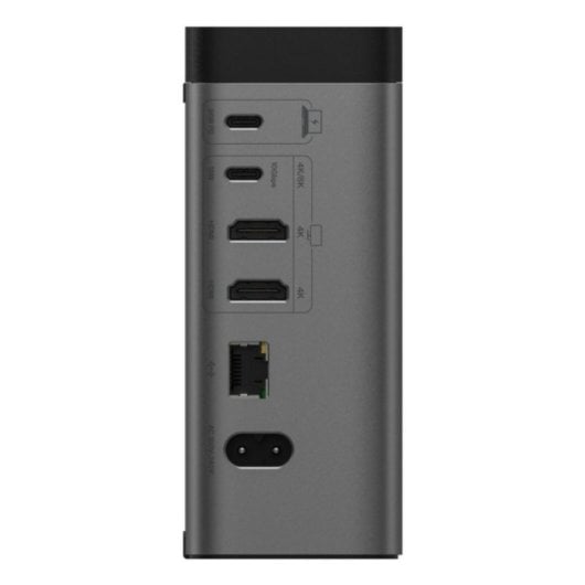 Dock USB-C Belkin Connect 11 Puertos HDMI Dual 8K/4K 120Hz SD MicroSD RJ-45 96W Gris