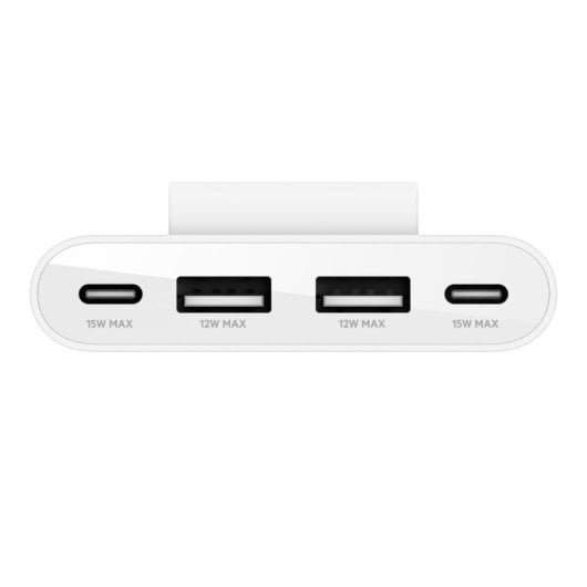 Hub USB Belkin BUZ001bt2MWHB7 4 Puertos USB 3.2 Gen 1 Tipo A/C Blanco 2m